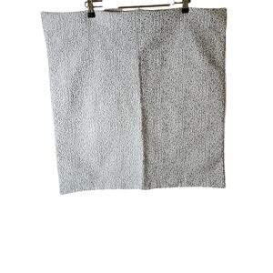 HOTEL COLLECTION Gray Textured Meadow EURO Square Cotton Pillow Sham Set of 2